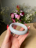 Chunky HQ Lavender Jade Bangle